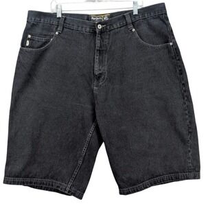 Pepe Jeans London Men's Denim Short Size 42 Black Grunge Classic Baggy Hip Hop‎